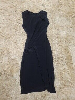 Kamalikulture black open back dress Size XS